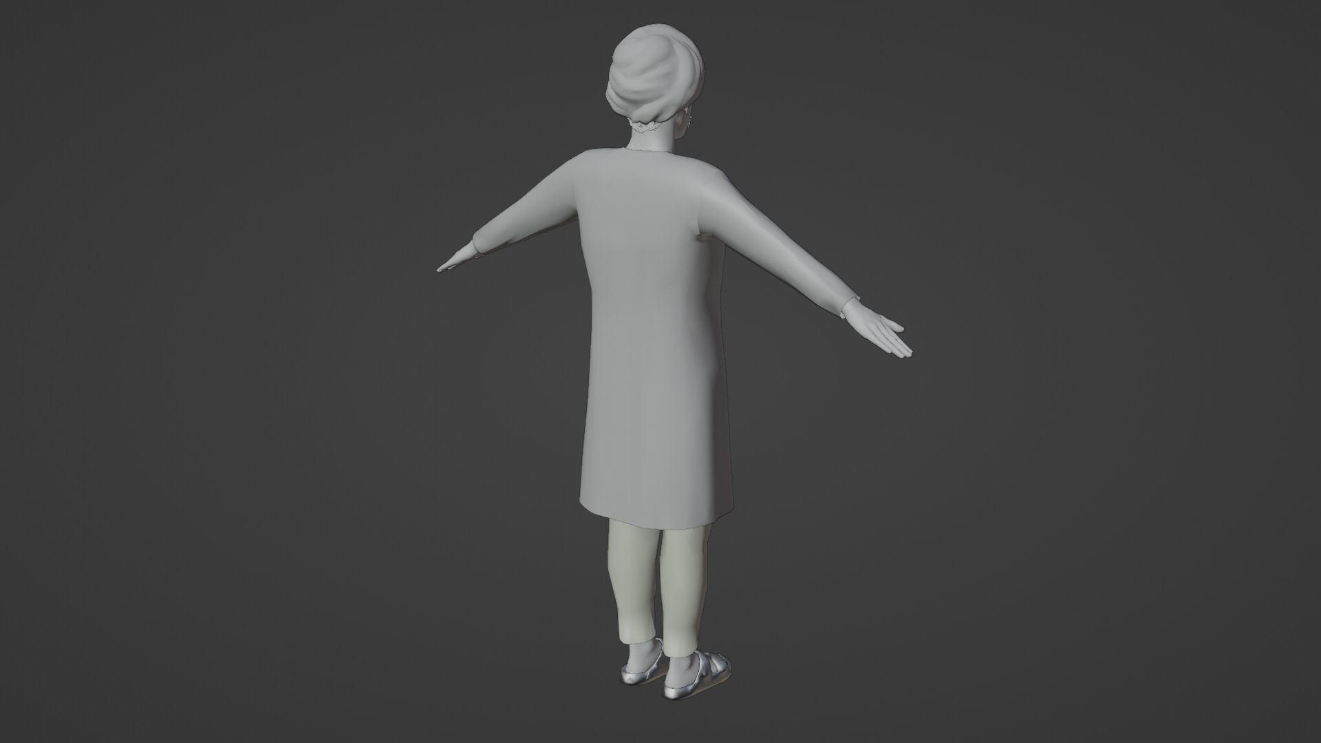 Rajasthani Male Character 5 Low-poly 3D model_14