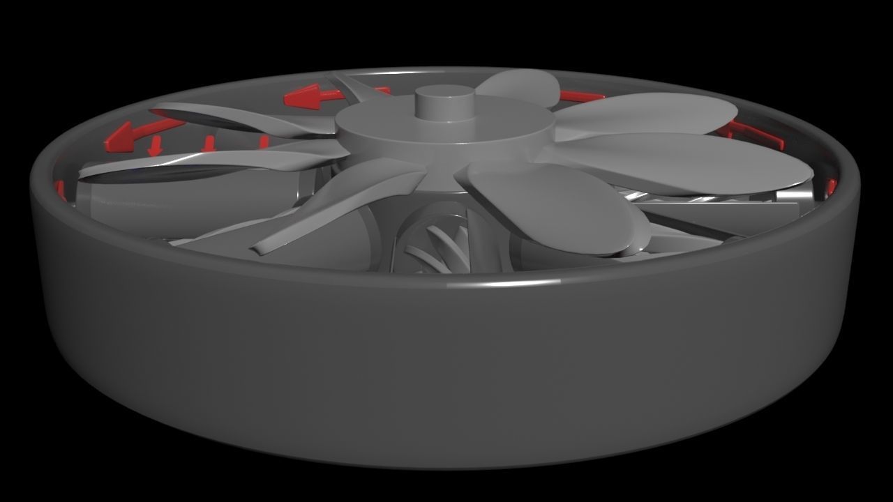Dutch LArendsian Windmill - RegeneRotor - Concept 3D model_3