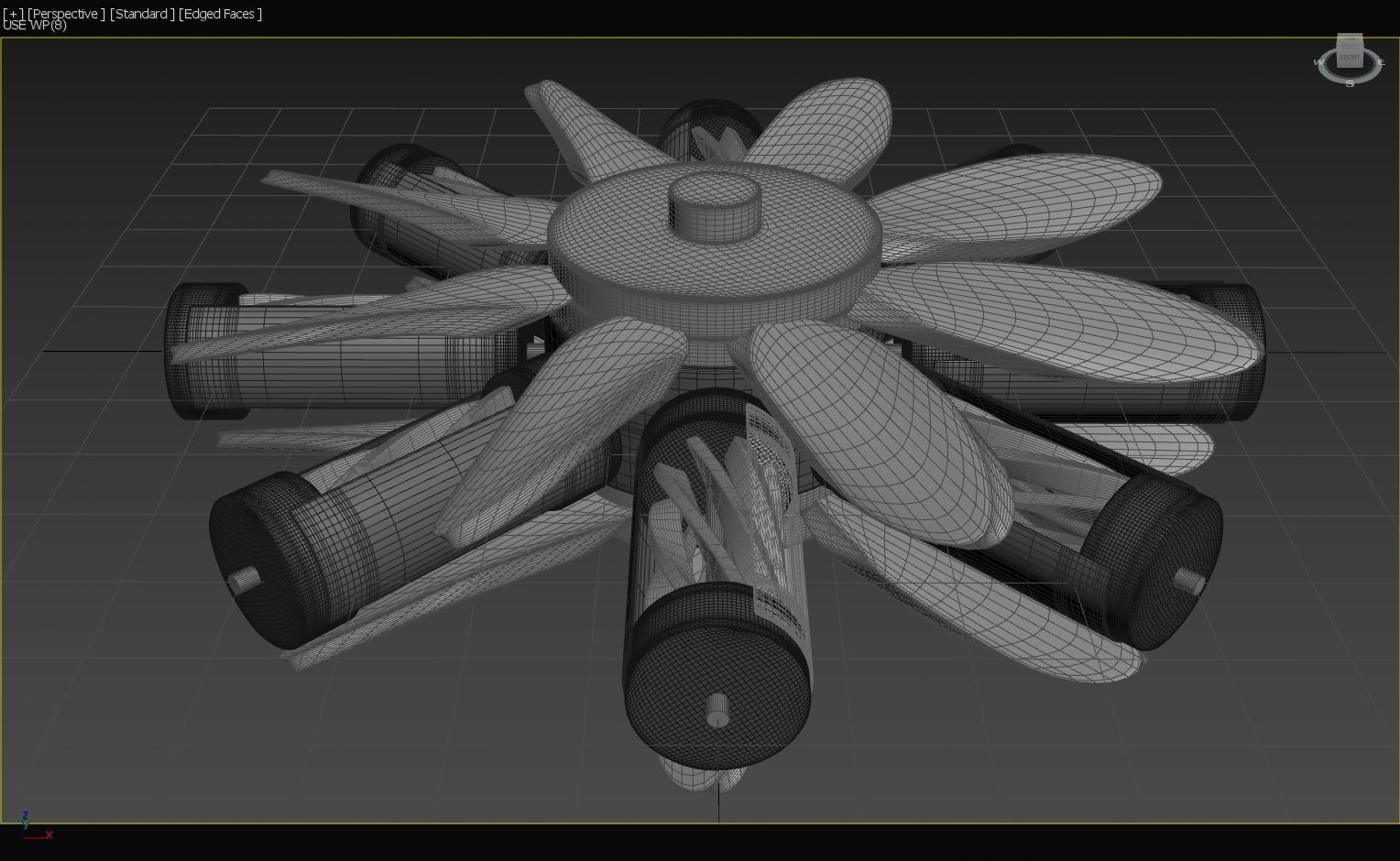 Dutch LArendsian Windmill - RegeneRotor - Concept 3D model_20