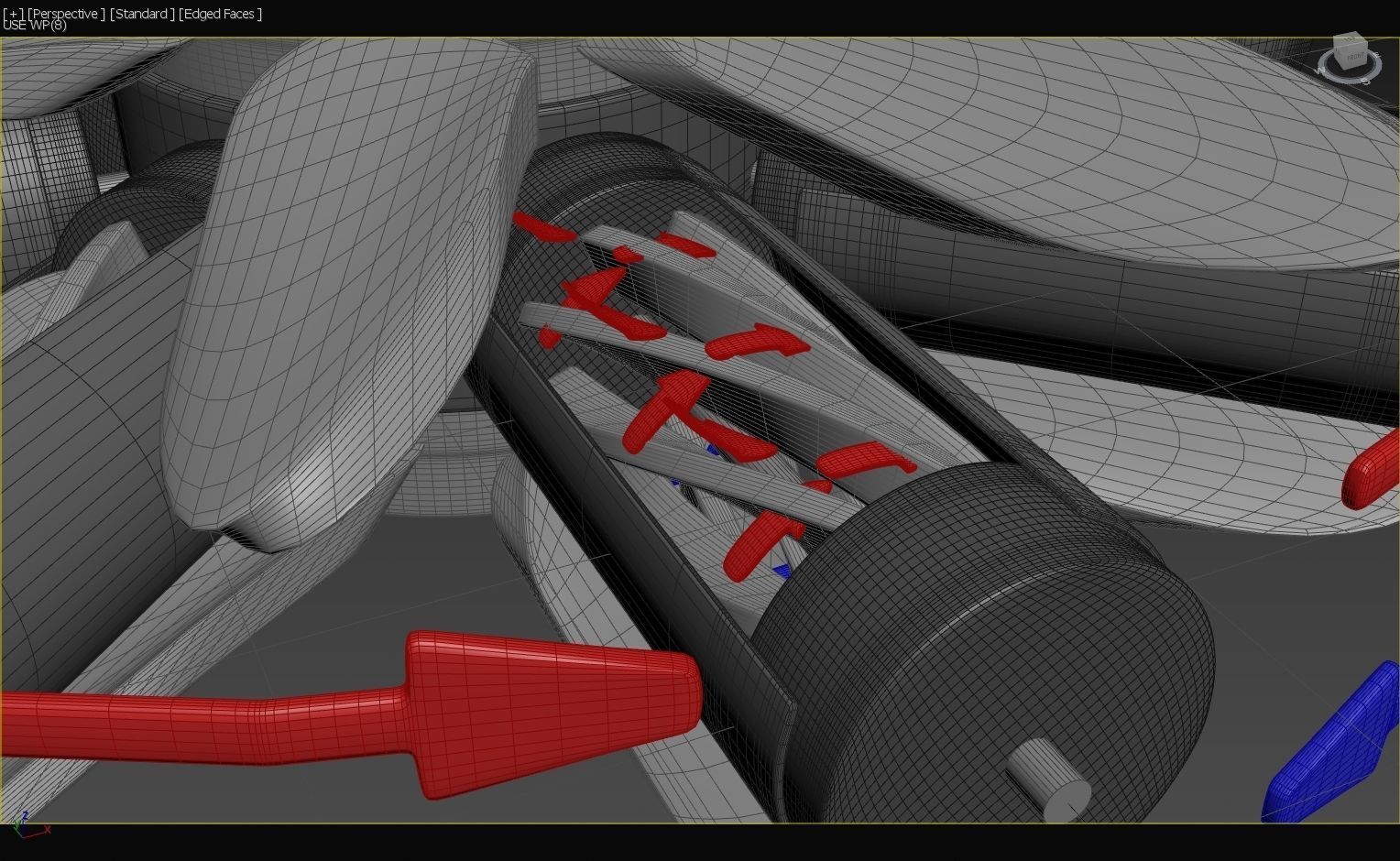 Dutch LArendsian Windmill - RegeneRotor - Concept 3D model_9