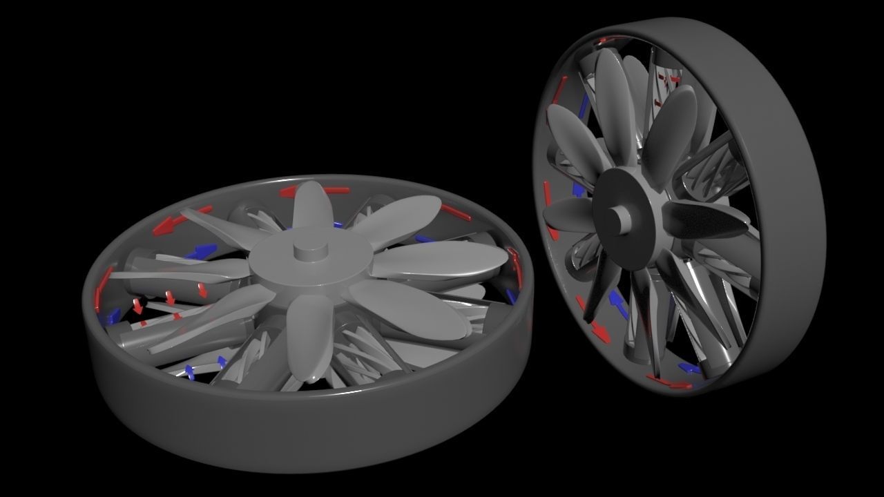 Dutch LArendsian Windmill - RegeneRotor - Concept 3D model_26