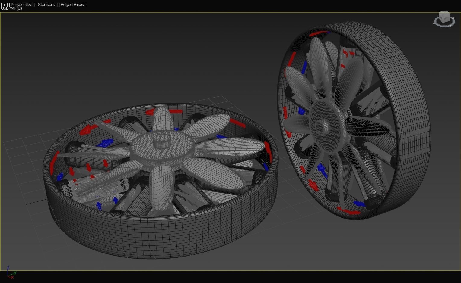 Dutch LArendsian Windmill - RegeneRotor - Concept 3D model_25