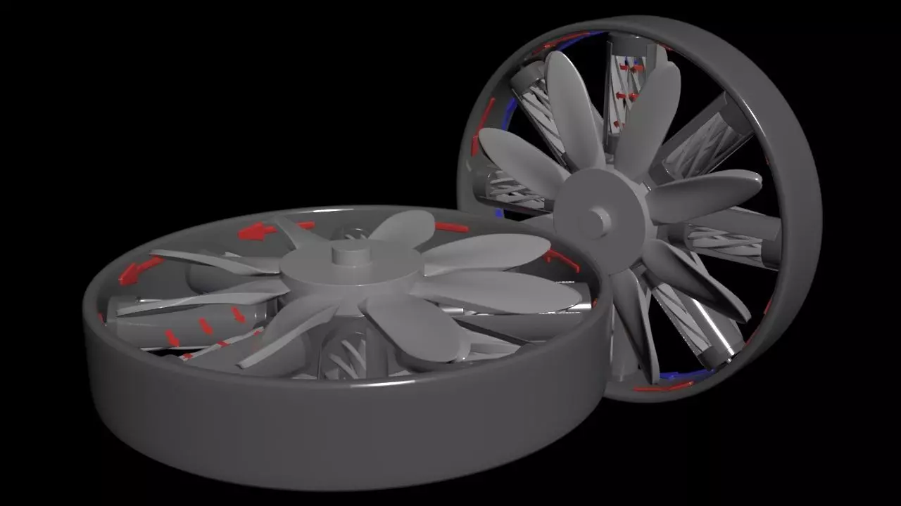 Dutch LArendsian Windmill - RegeneRotor - Concept 3D model_0