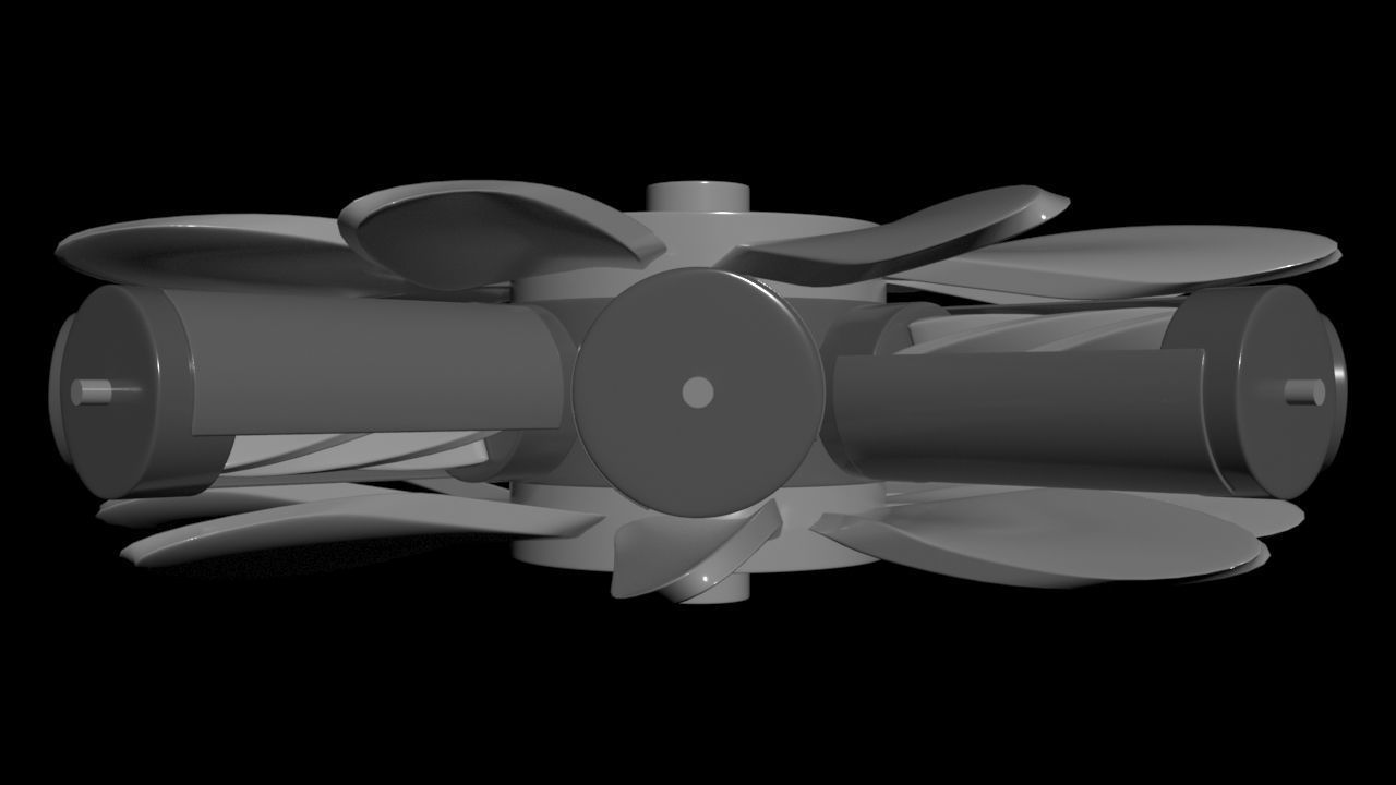 Dutch LArendsian Windmill - RegeneRotor - Concept 3D model_28