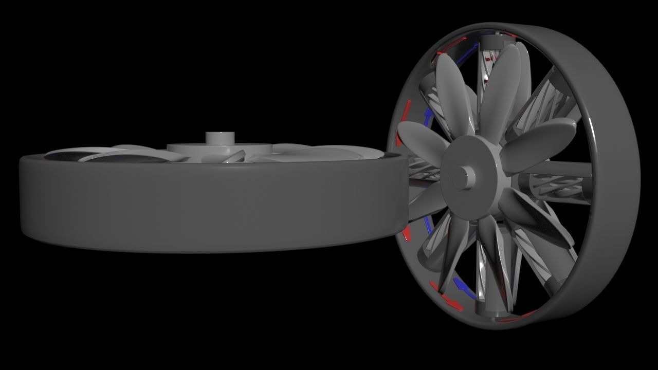 Dutch LArendsian Windmill - RegeneRotor - Concept 3D model_1