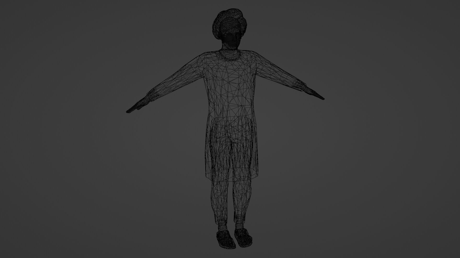 Rajasthani Male Character 4 Low-poly 3D model_21