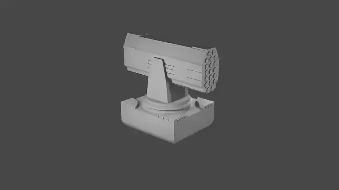 Anti Air Missile Launcher 3D model