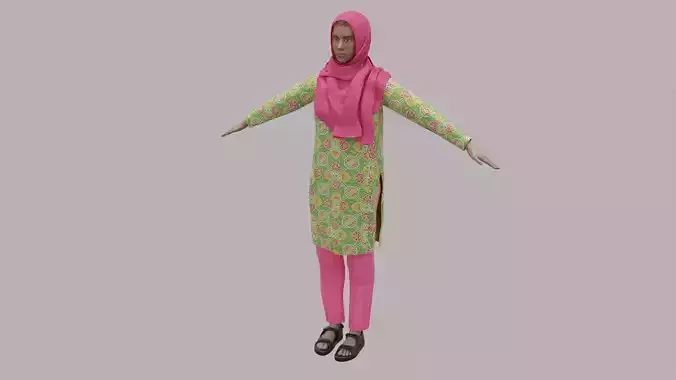 Rajasthani Female Character 6