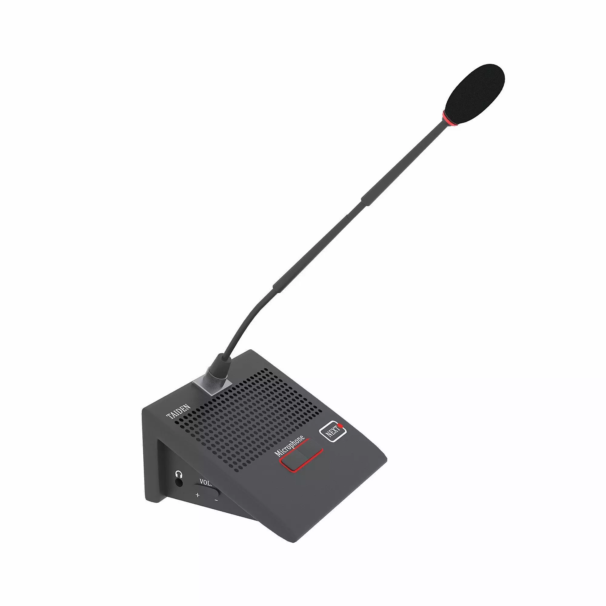 Conference System Microphone Low-poly 3D model