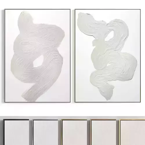 Plaster Two Photo Frame 129