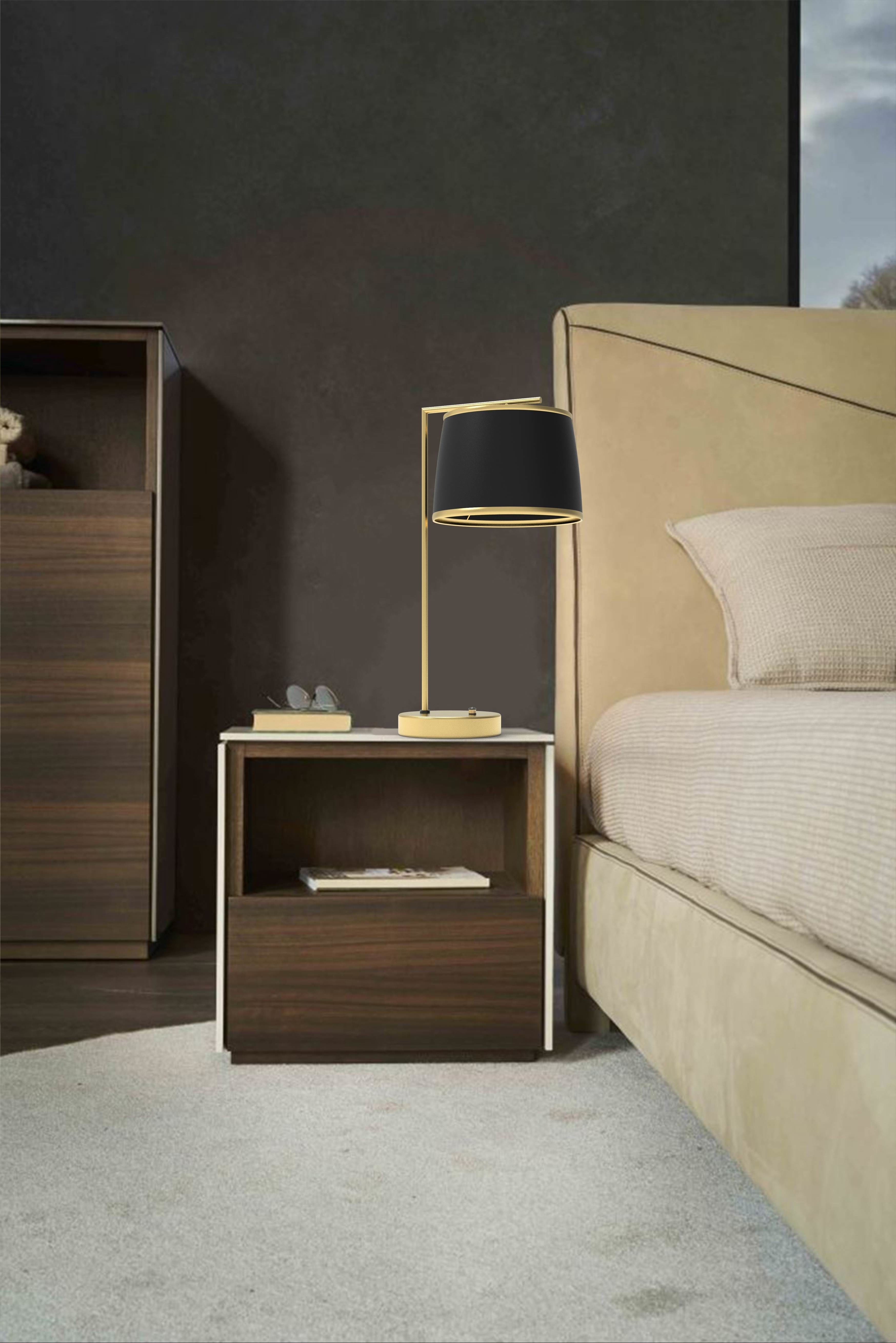 Bed Side Lamp 005 Low-poly 3D model_1