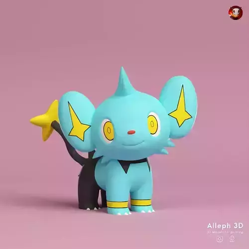 Pokemon shinx 3D print model