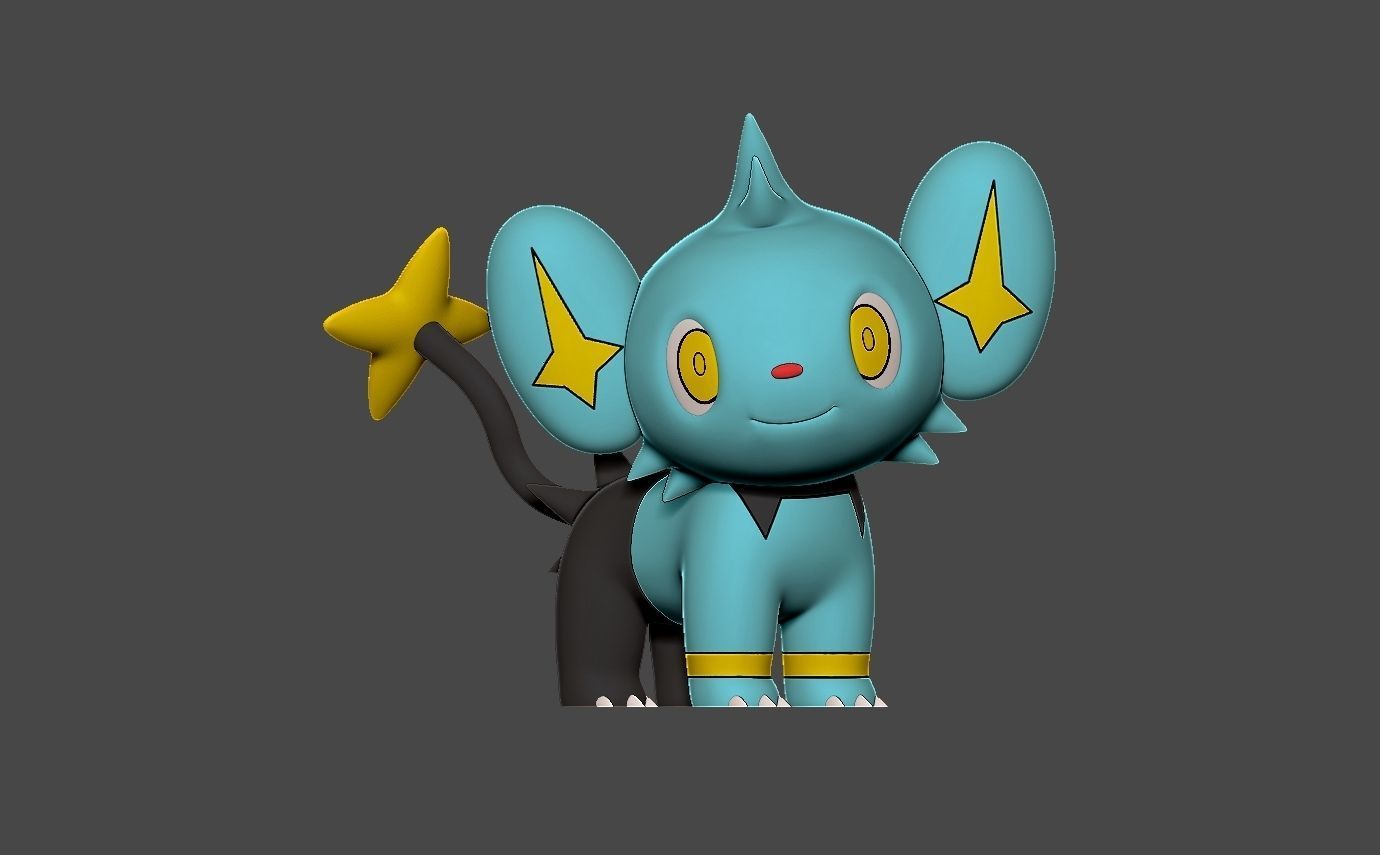 Pokemon shinx 3D print model_1