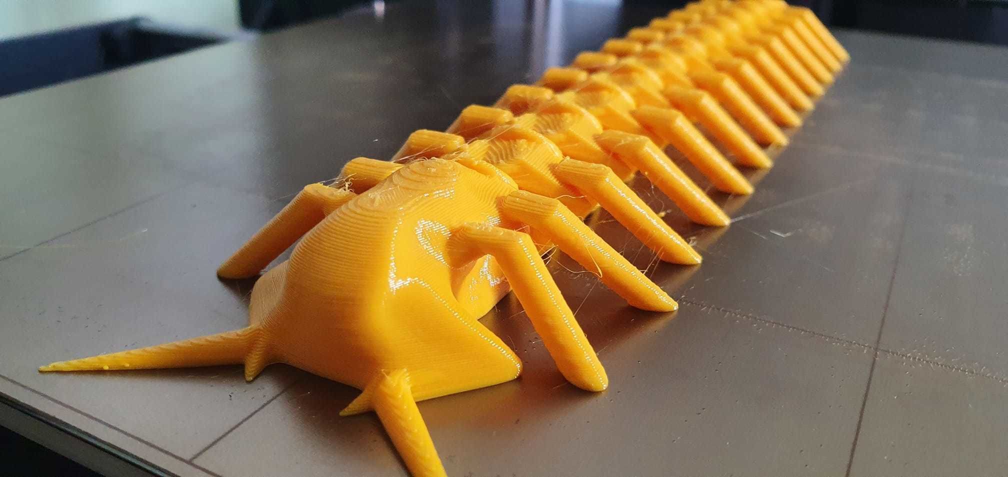 Articulated Centipede 3D print model_6