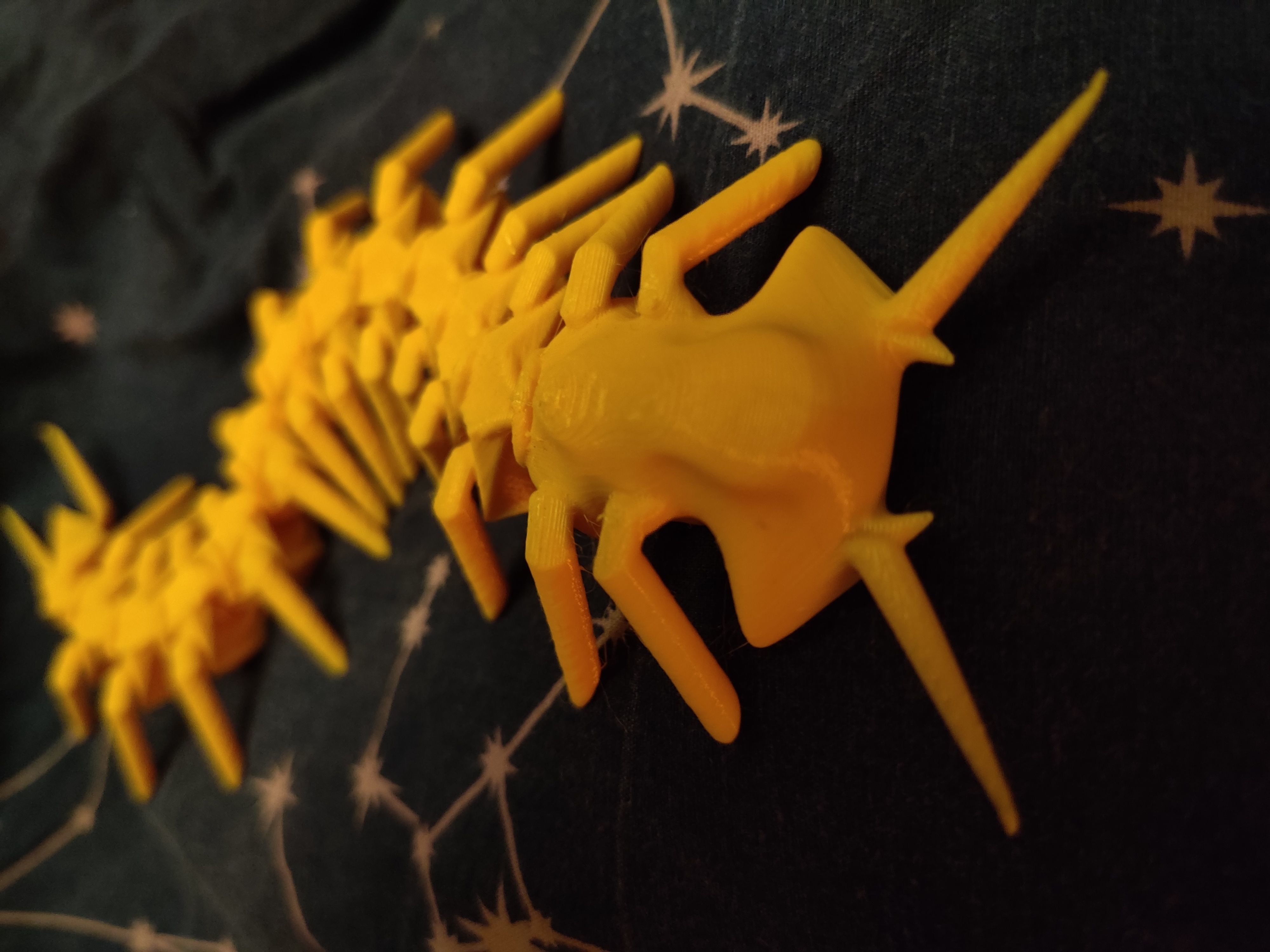 Articulated Centipede 3D print model_5