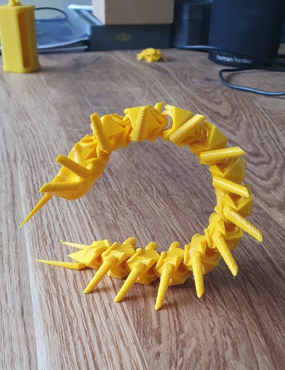 Articulated Centipede 3D print model_2