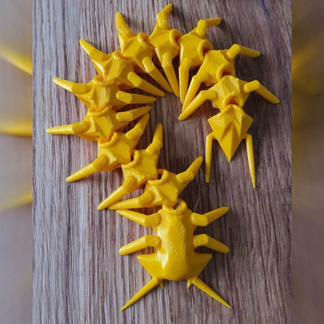 Articulated Centipede 3D print model_1