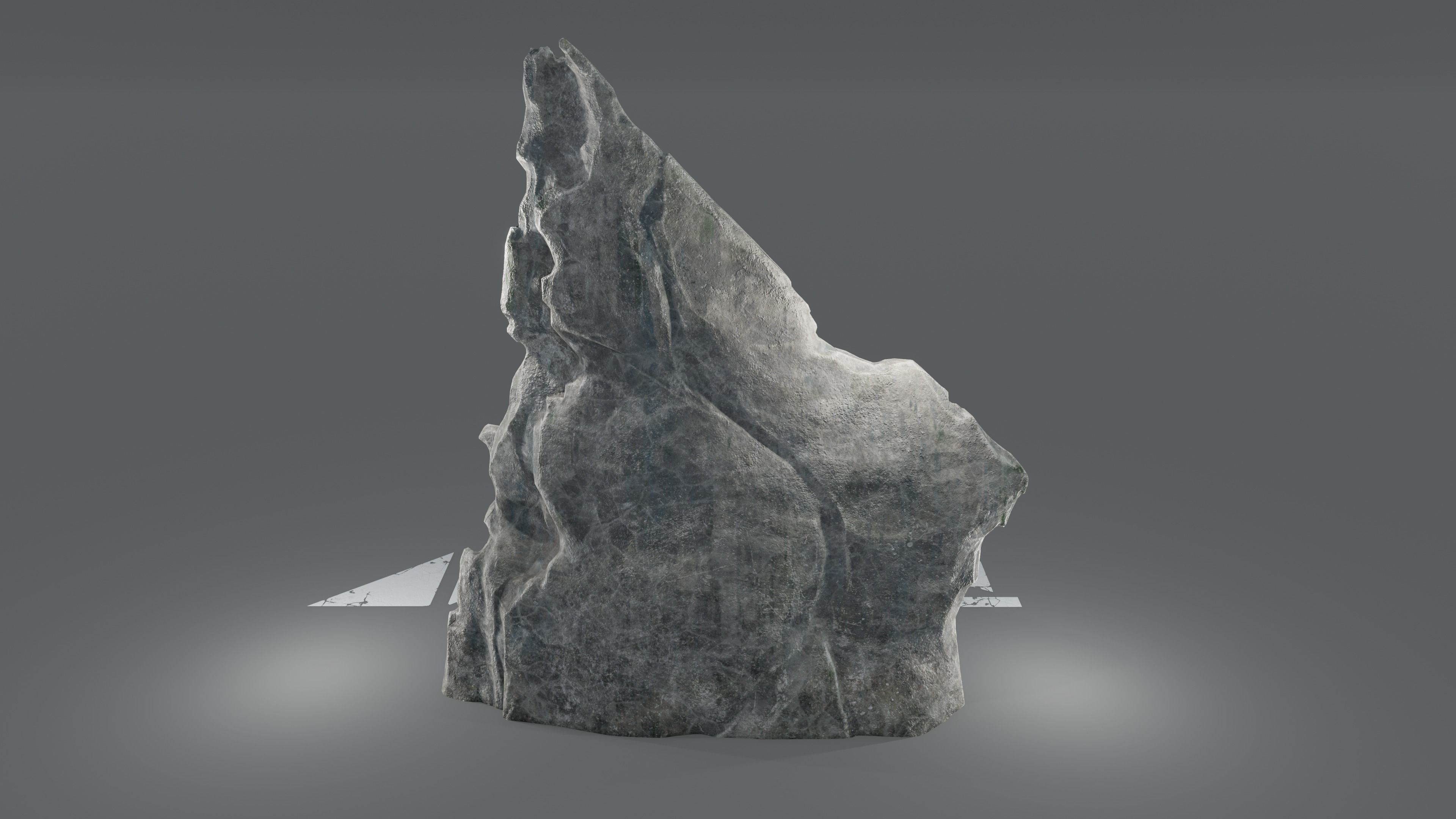 Delta facade logo signboard and decal Low-poly 3D model_12