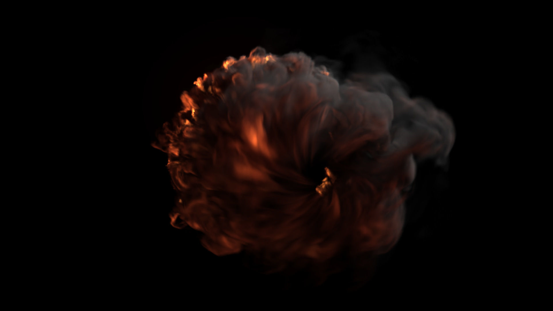 Fire Gate VDB looping sequence 10s  3D model_24