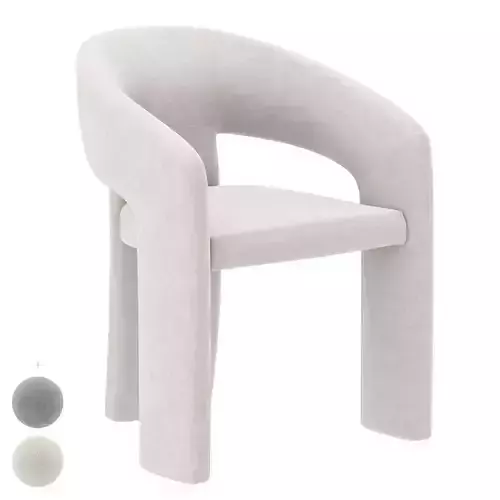 Nuevo Anise Dining Chair and Occasional Chair 3D model