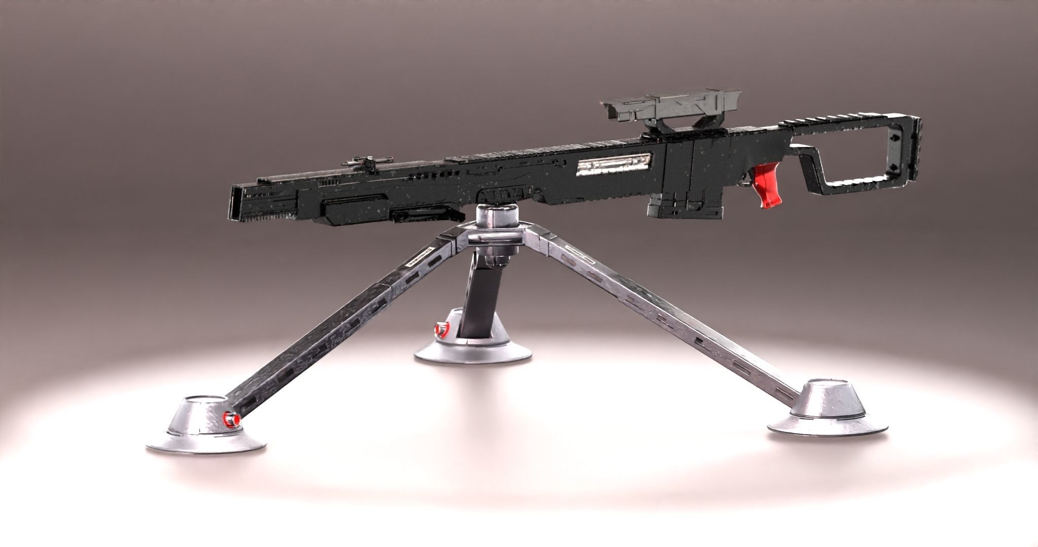 Sci-Fi Snipe 3D model_28