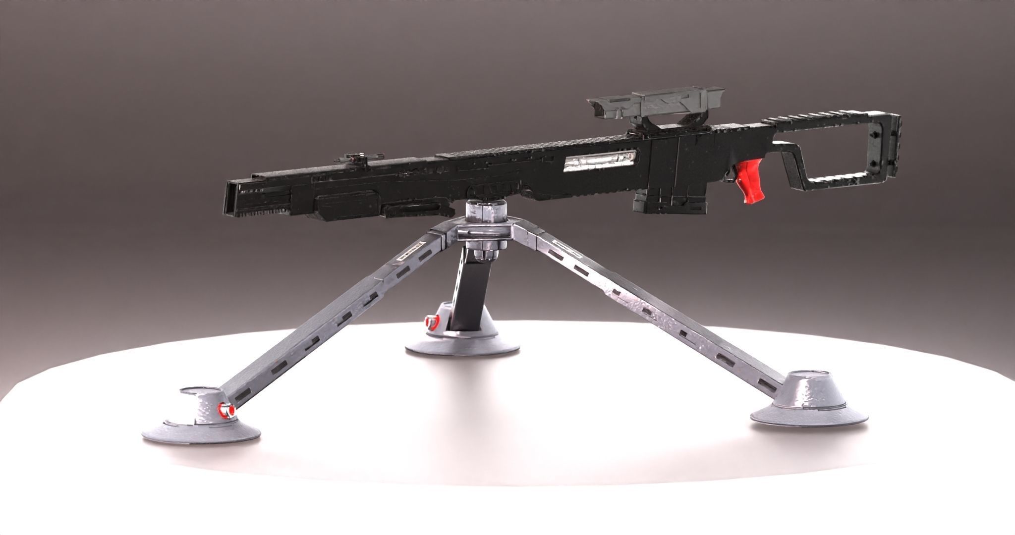 Sci-Fi Snipe 3D model_30