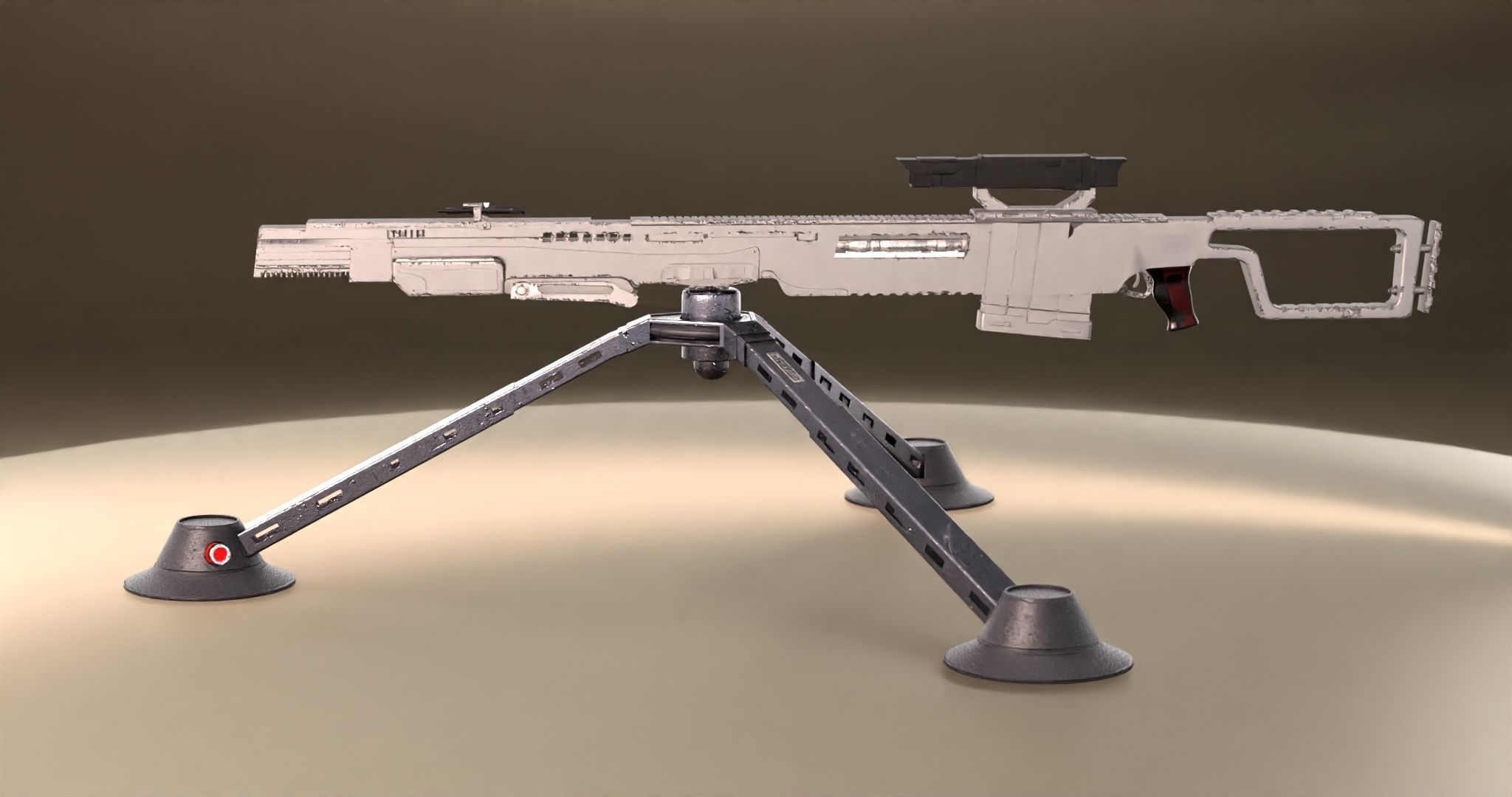 Sci-Fi Snipe 3D model_33