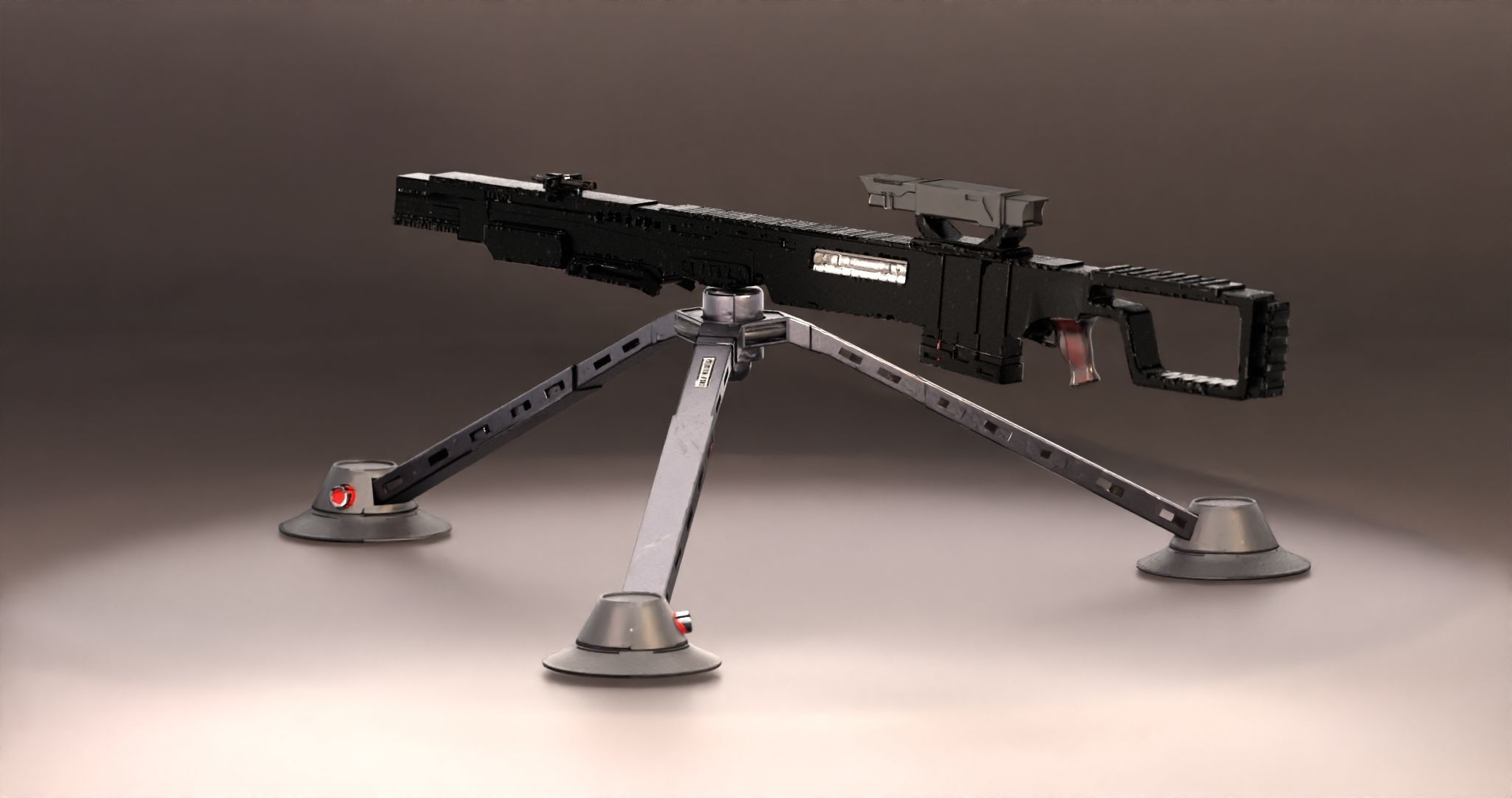 Sci-Fi Snipe 3D model_22