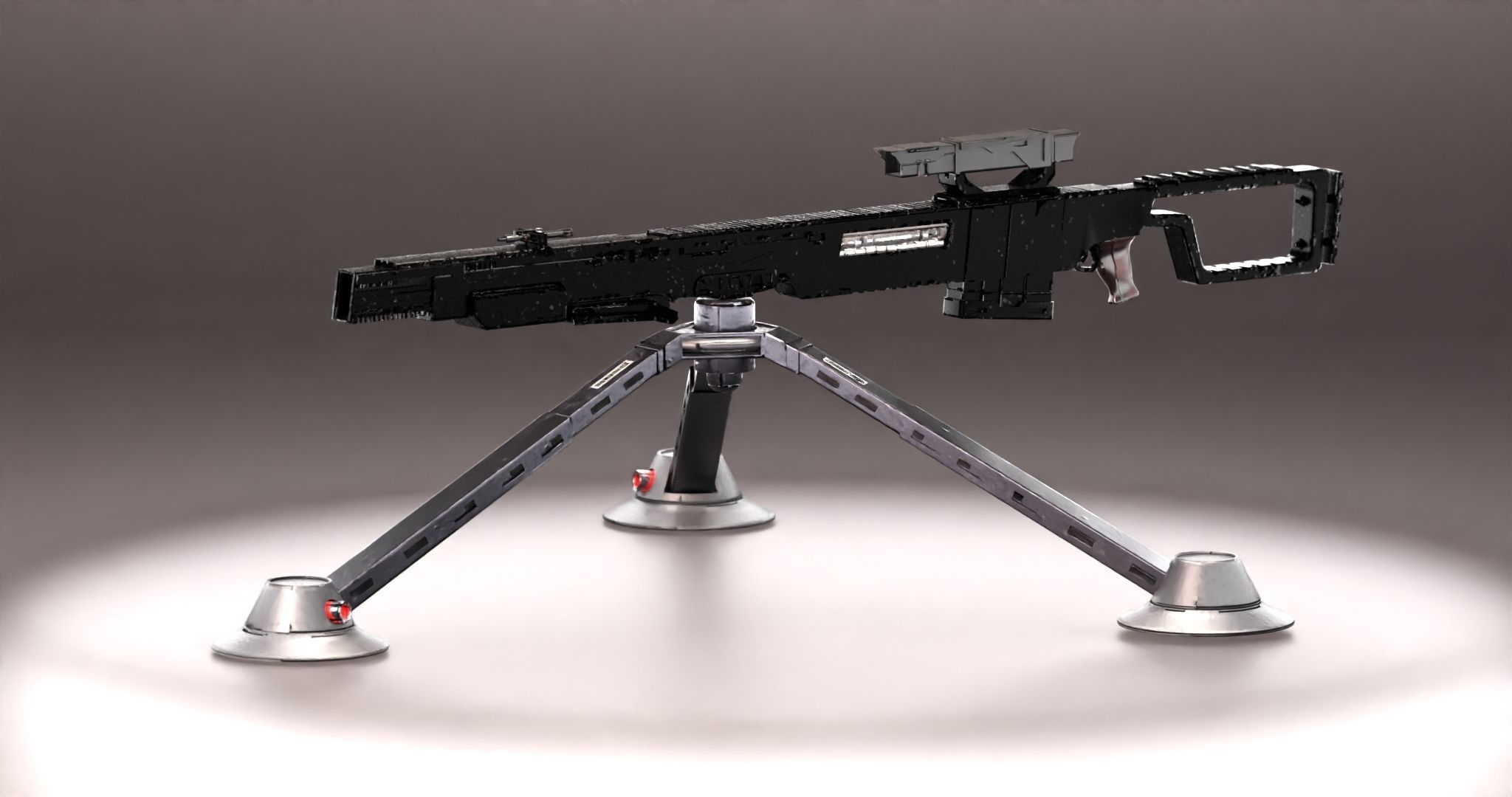 Sci-Fi Snipe 3D model_26