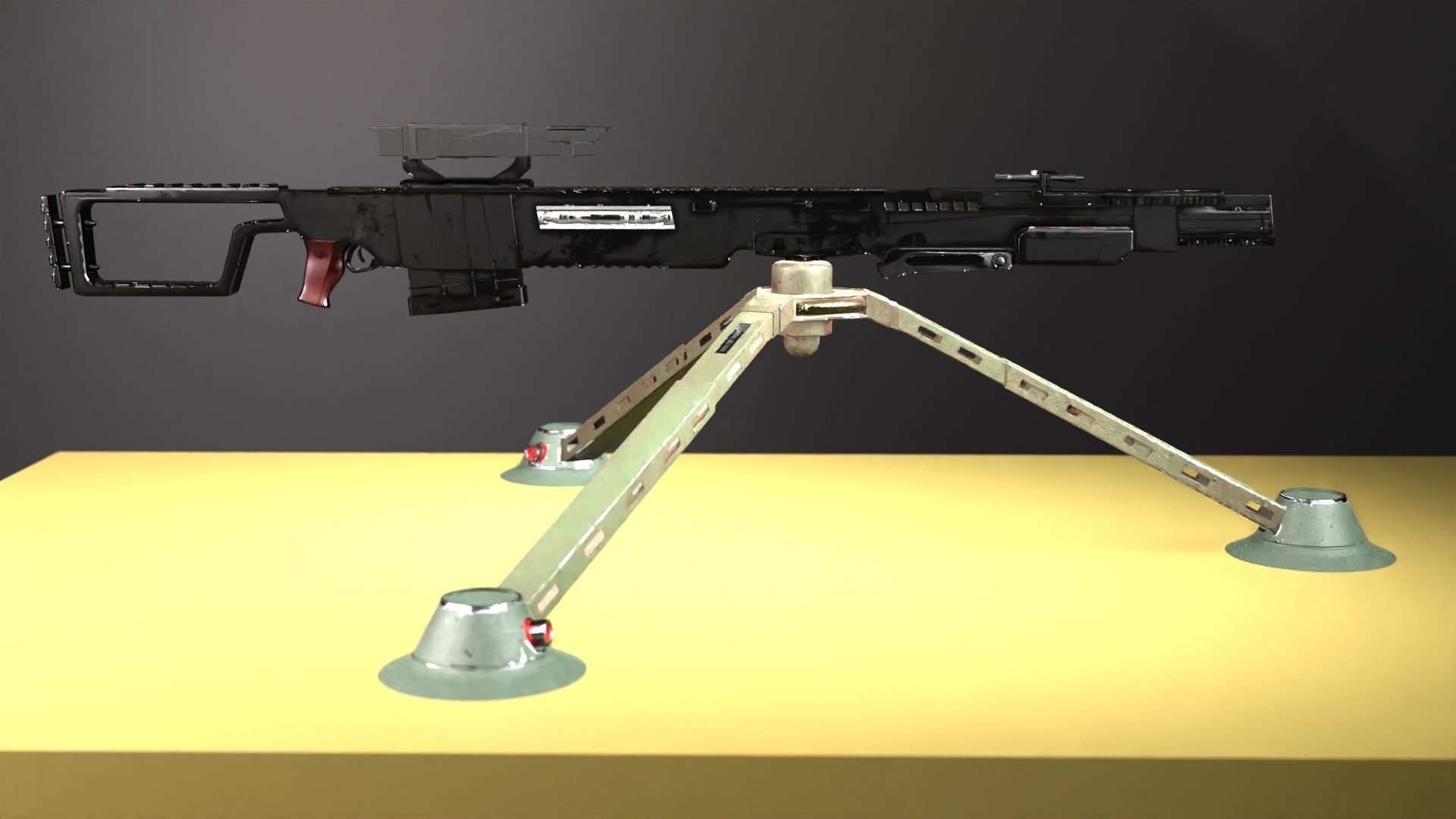 Sci-Fi Snipe 3D model_8