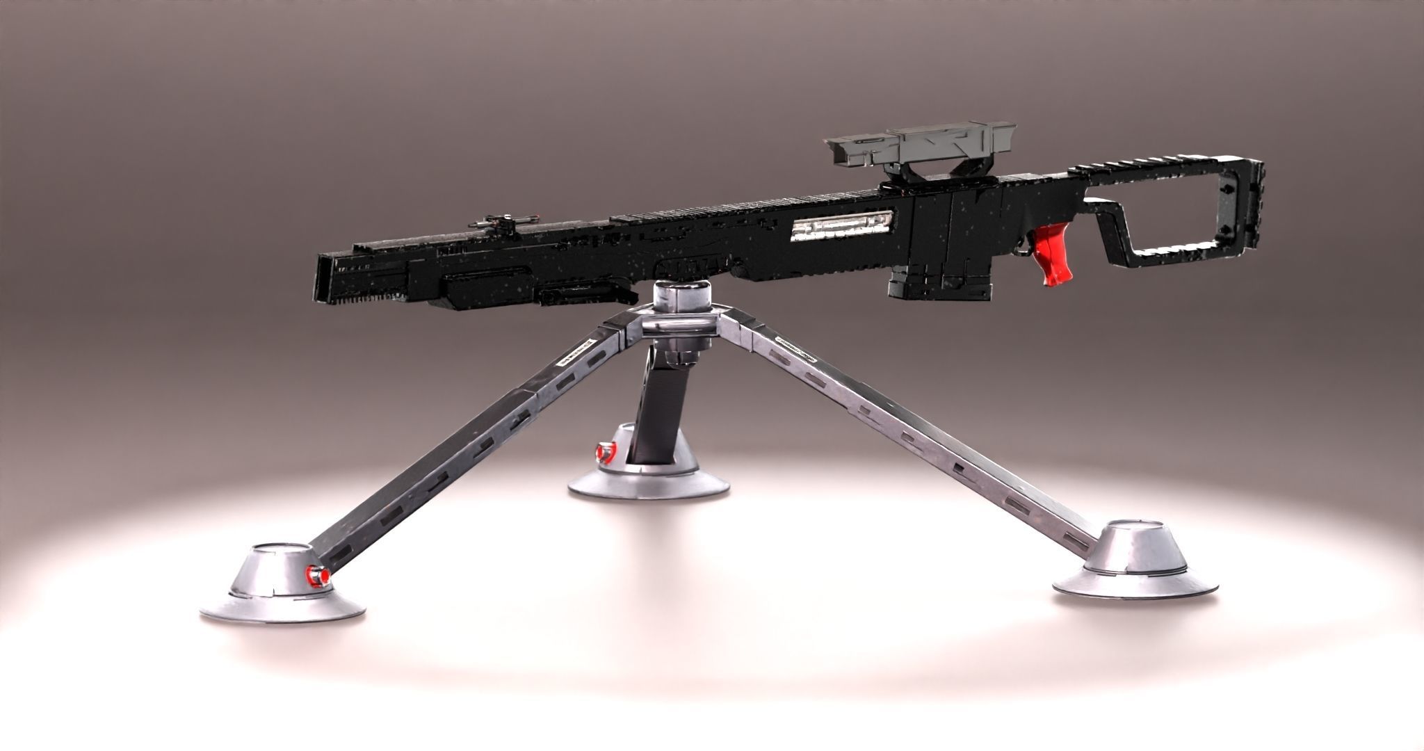 Sci-Fi Snipe 3D model_27