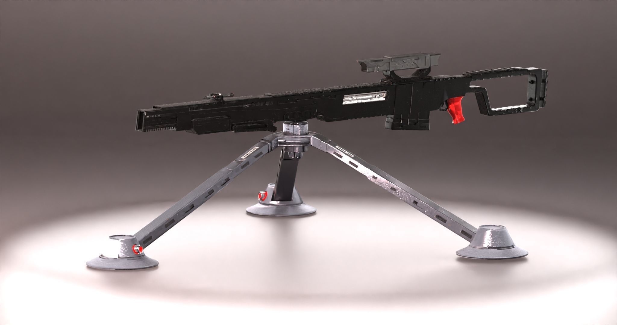 Sci-Fi Snipe 3D model_29