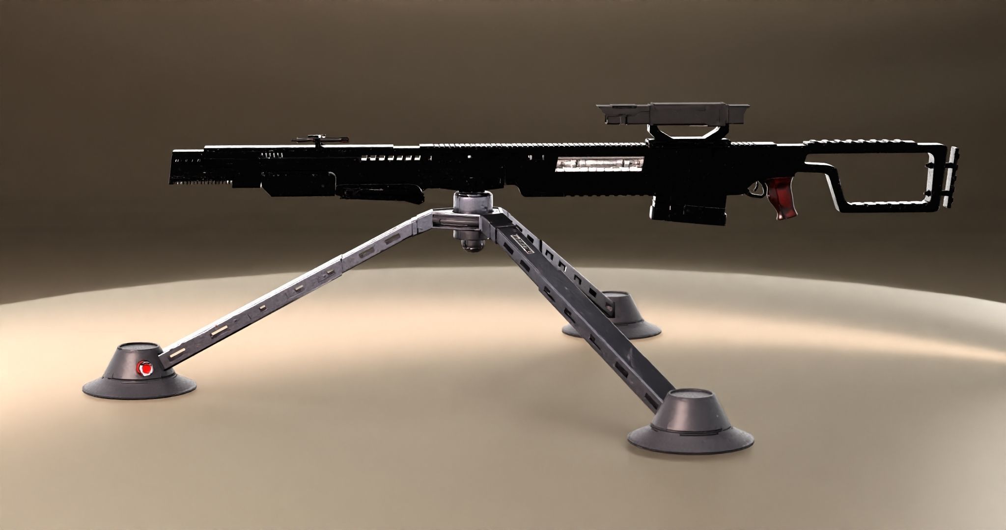 Sci-Fi Snipe 3D model_34