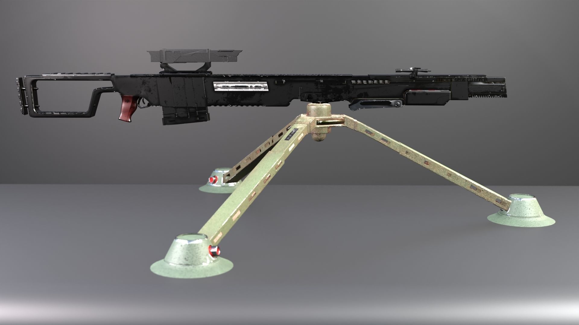 Sci-Fi Snipe 3D model_11