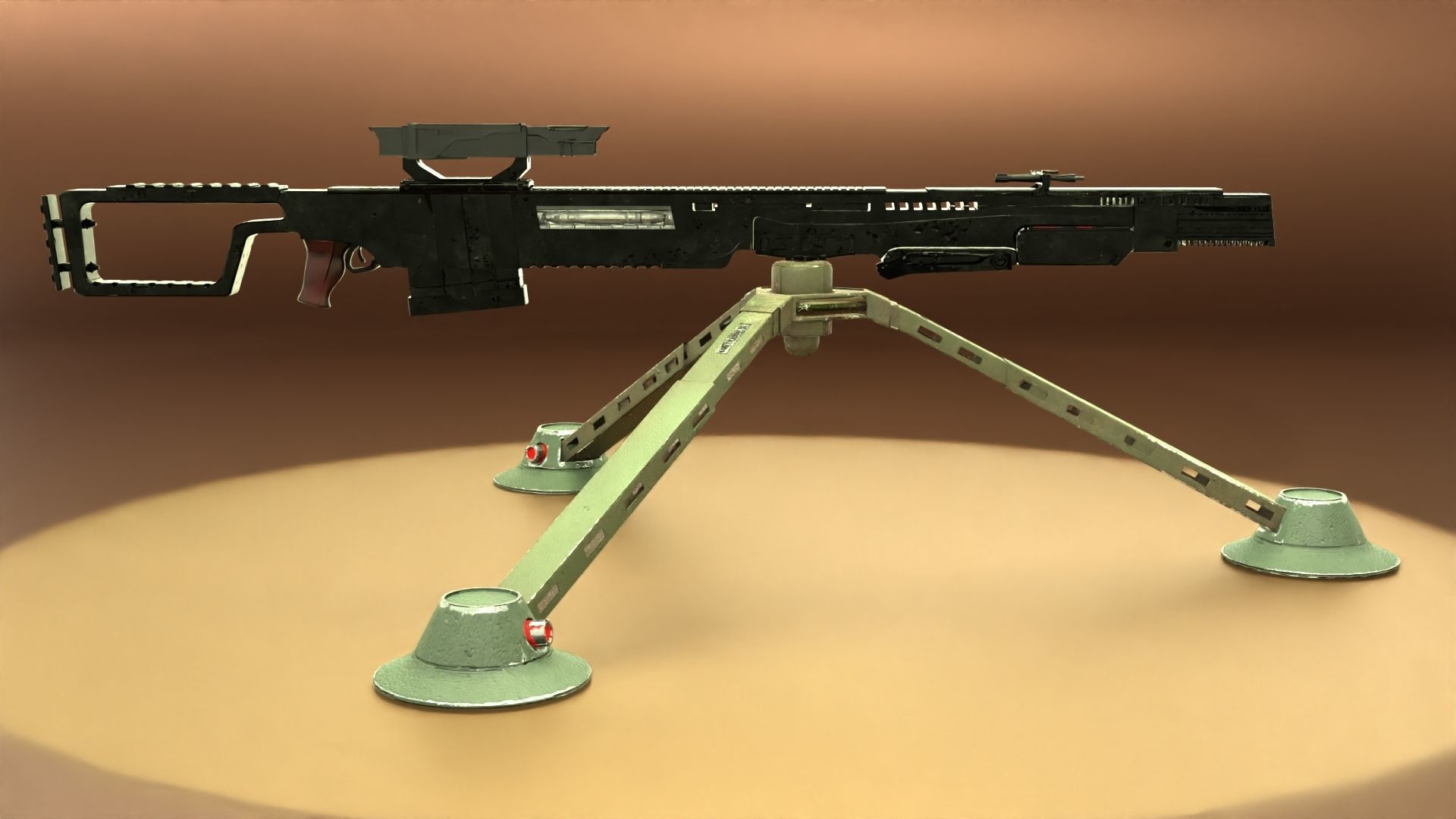 Sci-Fi Snipe 3D model_44