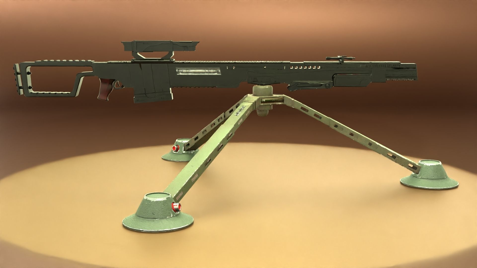 Sci-Fi Snipe 3D model_43