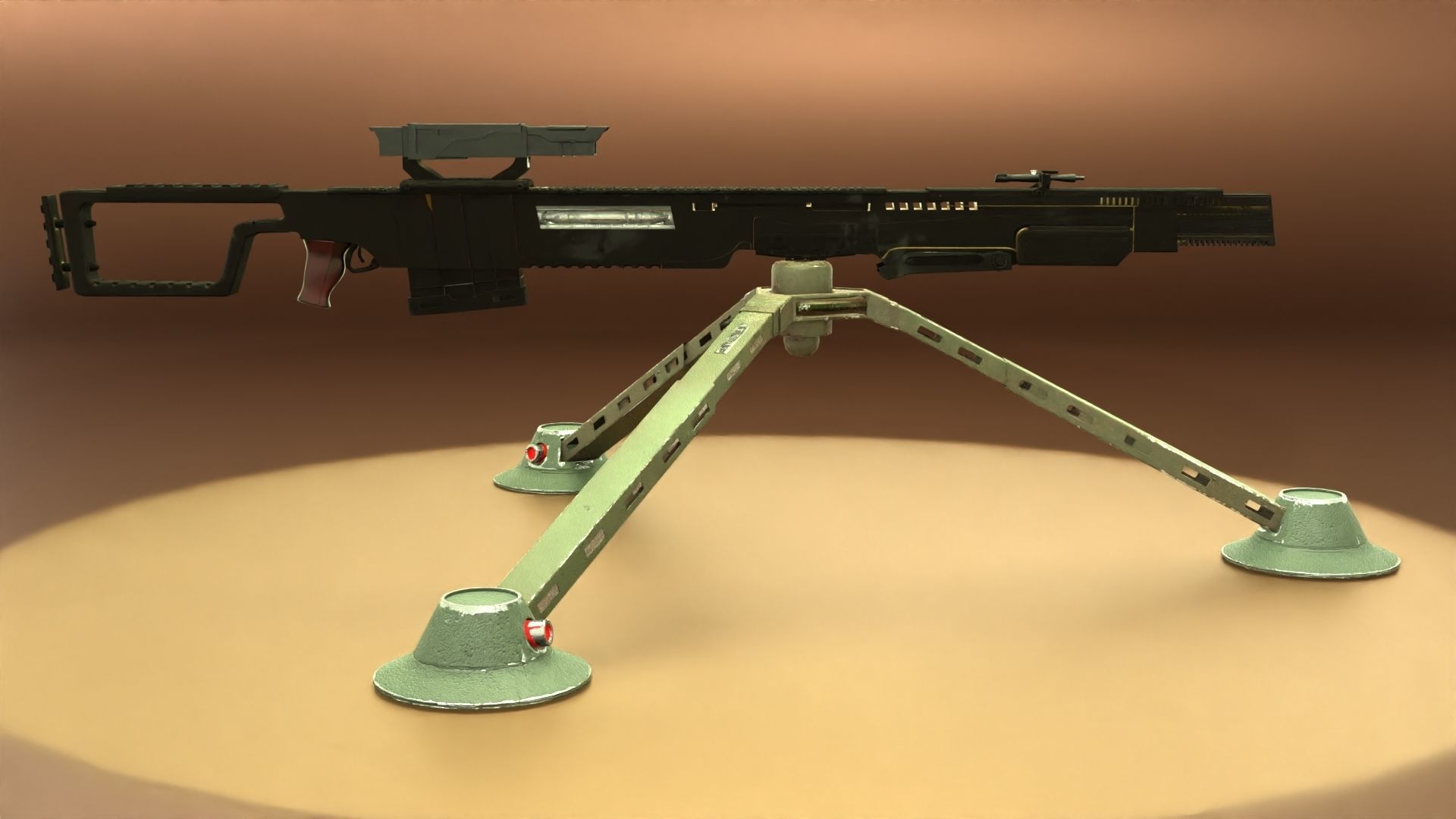 Sci-Fi Snipe 3D model_45