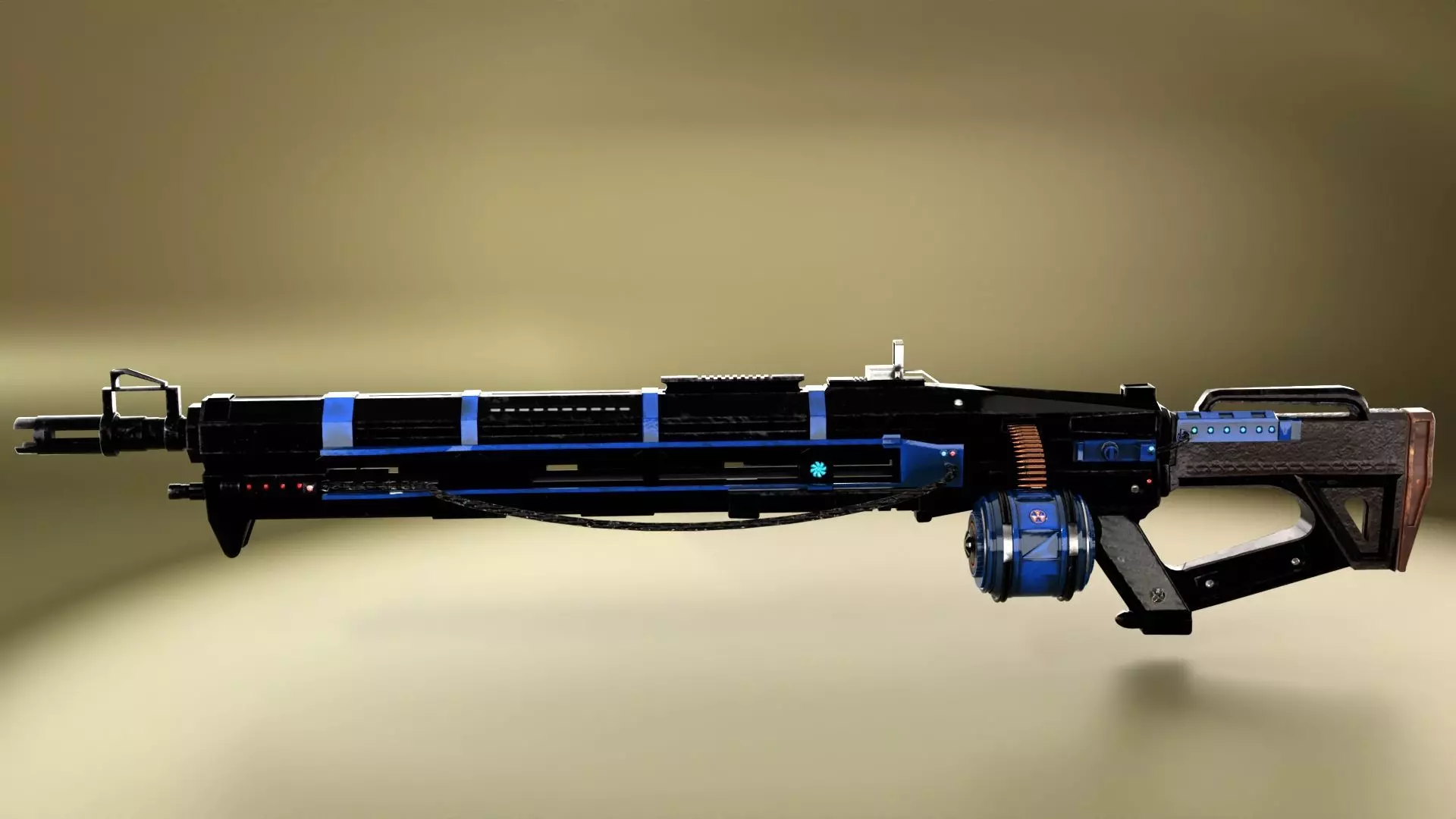 ThunderLord-HeavyGun Low-poly 3D model_0