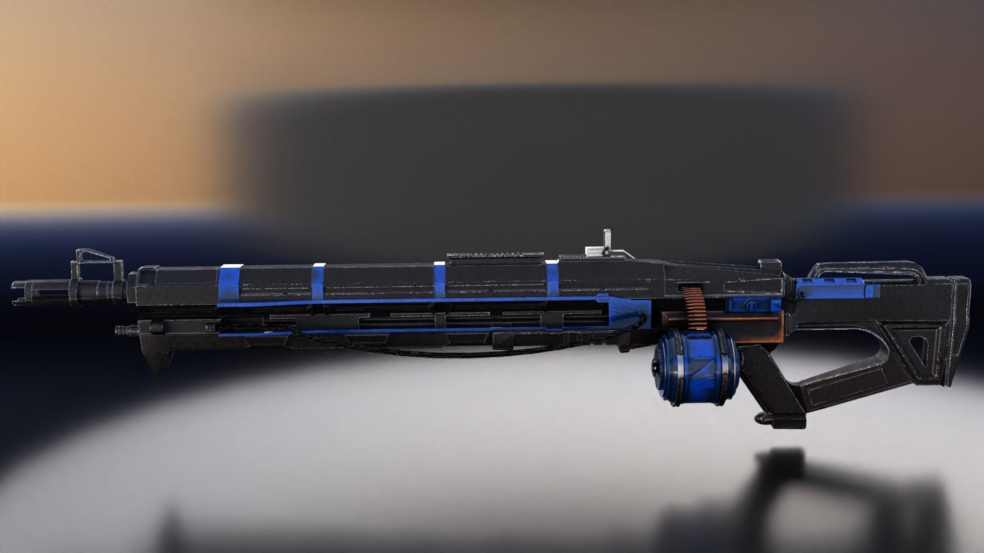 ThunderLord-HeavyGun Low-poly 3D model_1