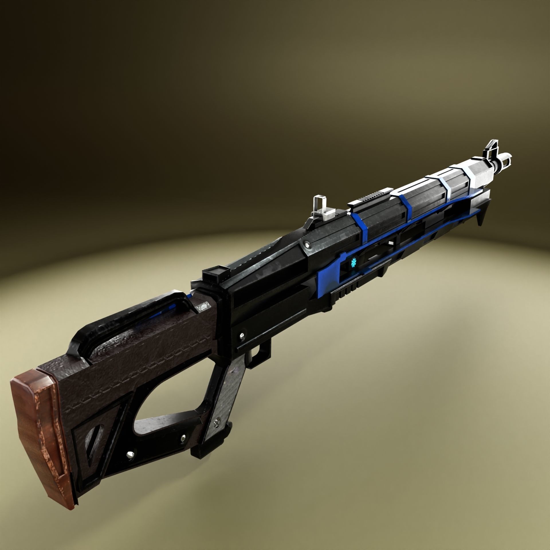 ThunderLord-HeavyGun Low-poly 3D model_7