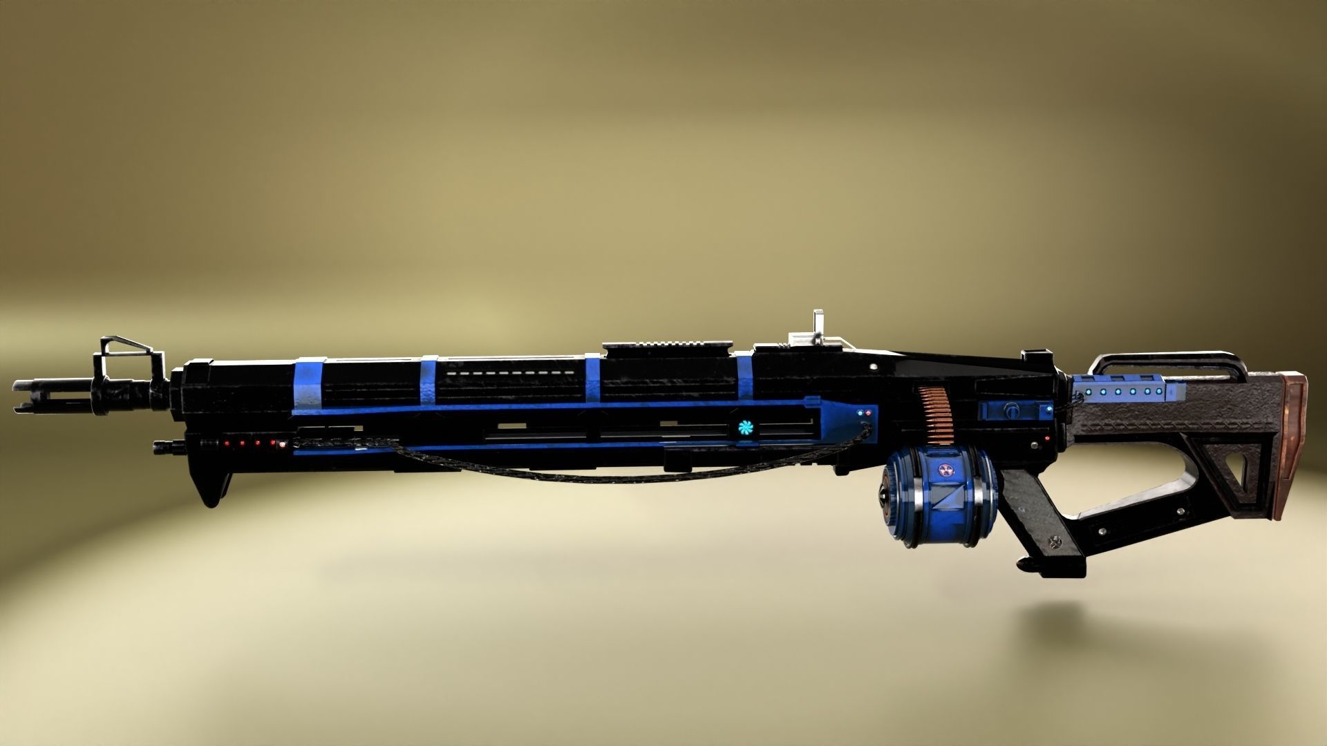 ThunderLord-HeavyGun Low-poly 3D model_6