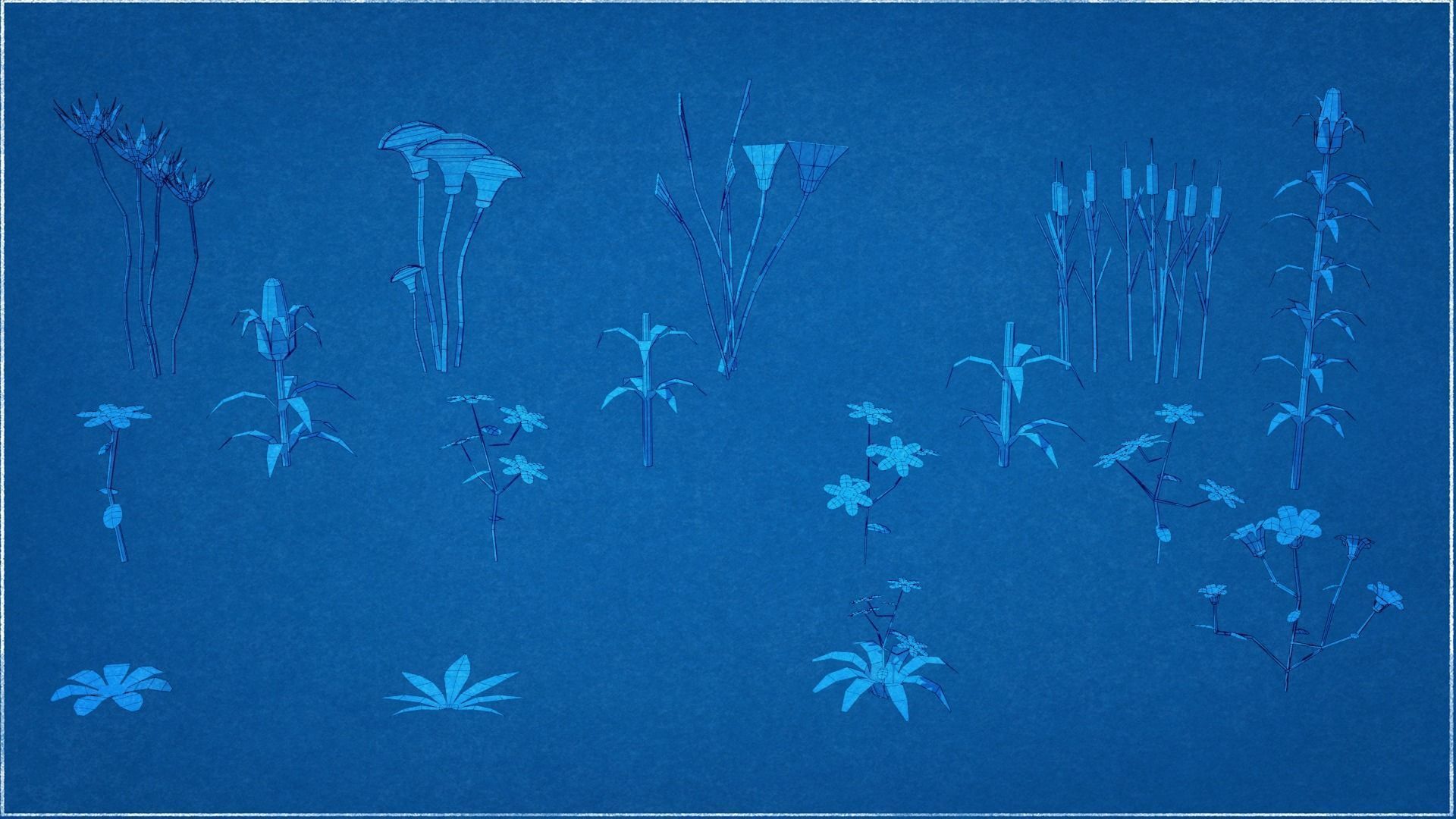 Pack 118 Nature Low-Poly Low-poly 3D model_12