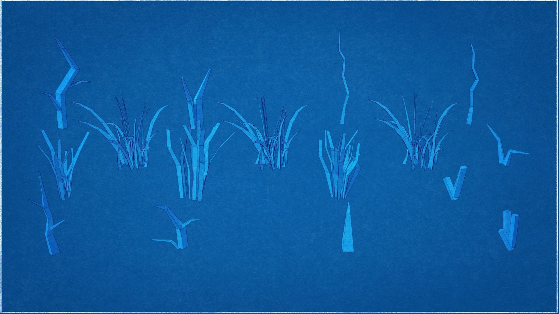 Pack 118 Nature Low-Poly Low-poly 3D model_11