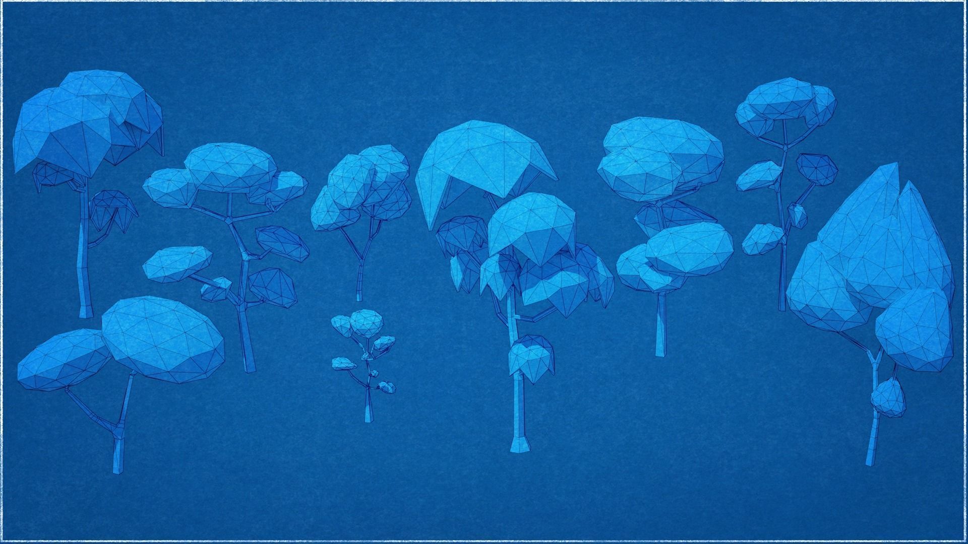 Pack 118 Nature Low-Poly Low-poly 3D model_17