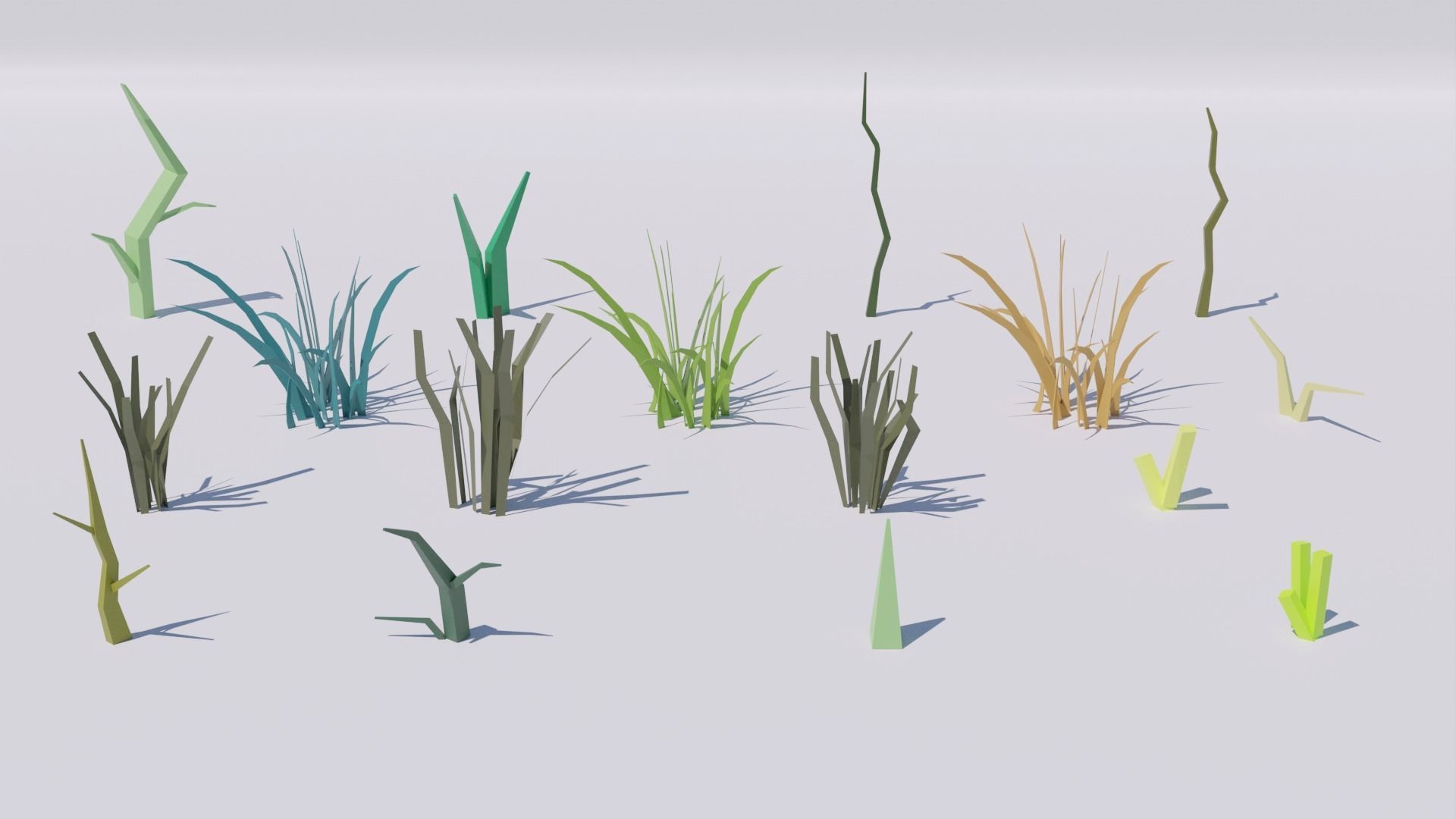 Pack 118 Nature Low-Poly Low-poly 3D model_1