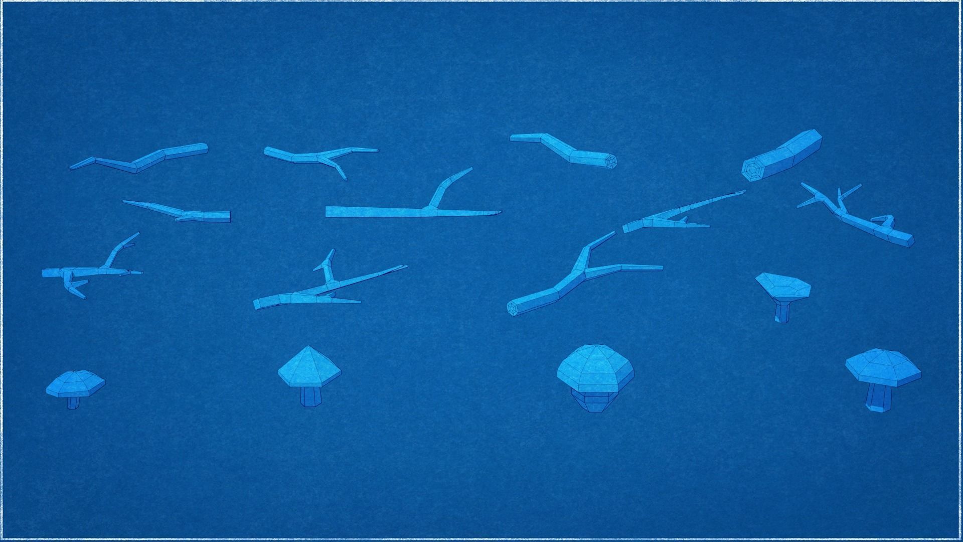 Pack 118 Nature Low-Poly Low-poly 3D model_19