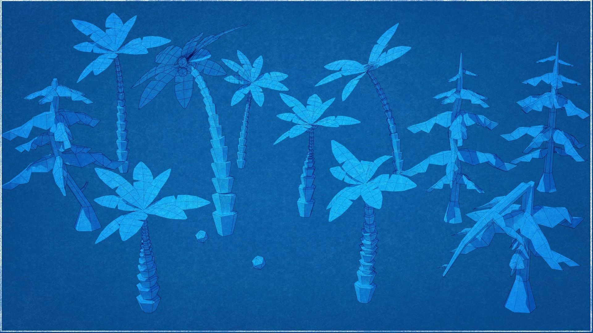 Pack 118 Nature Low-Poly Low-poly 3D model_13