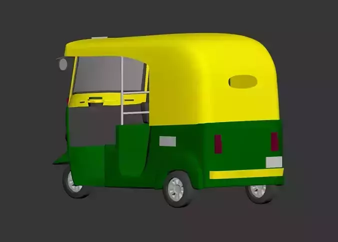 Auto Rickshaw 3D Model