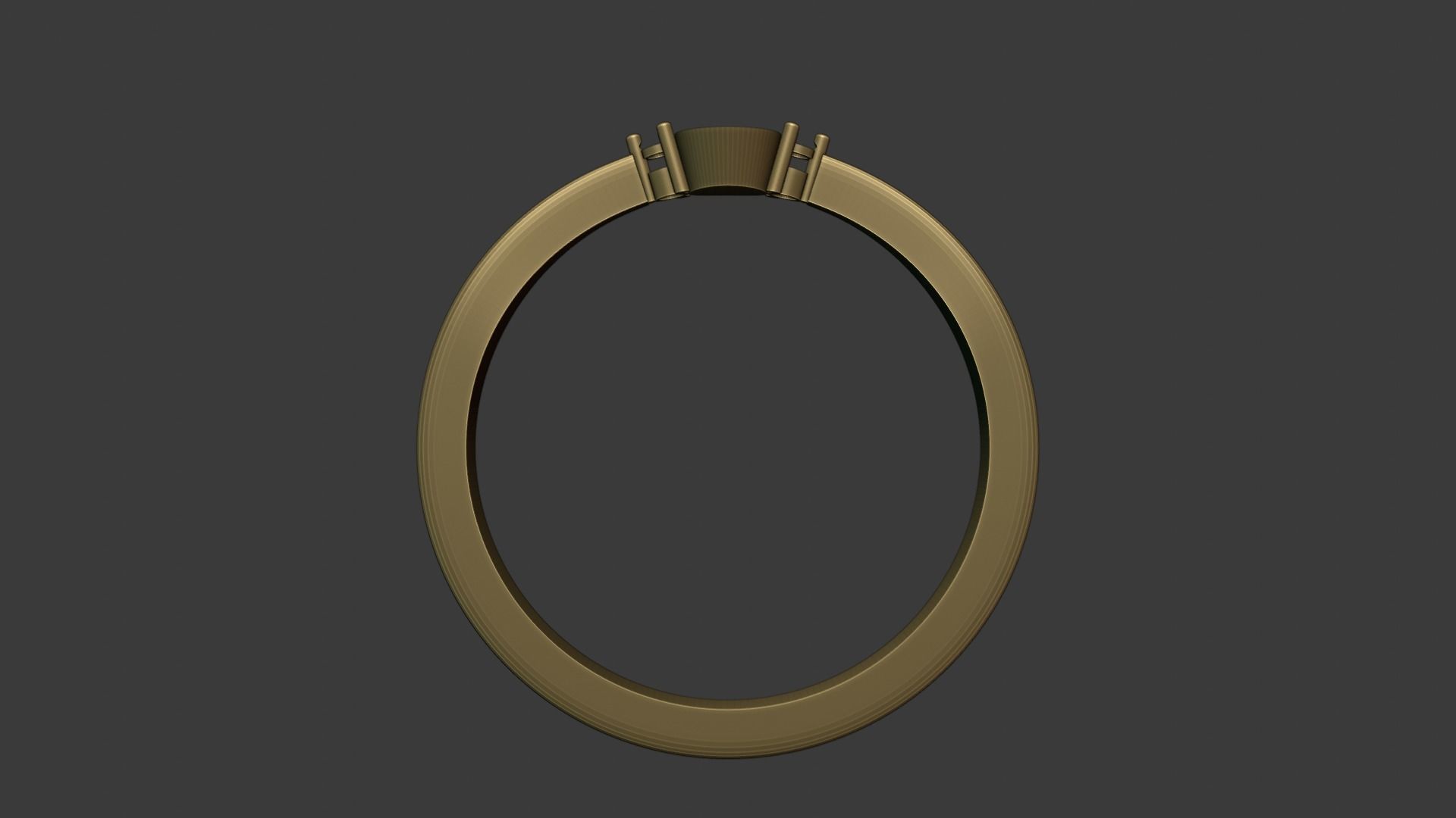 Ring with diamonds 3D print model_10