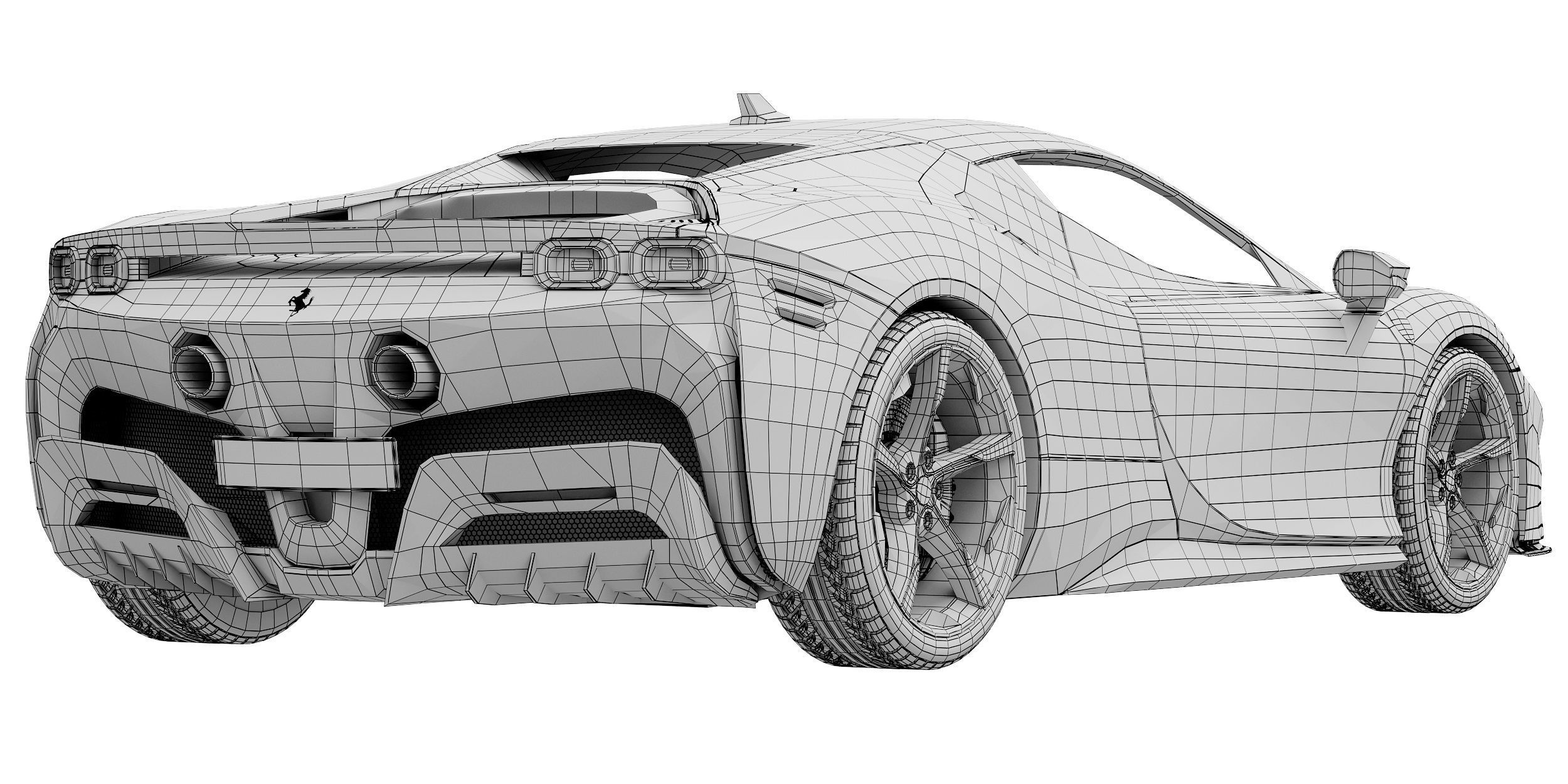 Ferrari SF90 Stradale 3D model_16